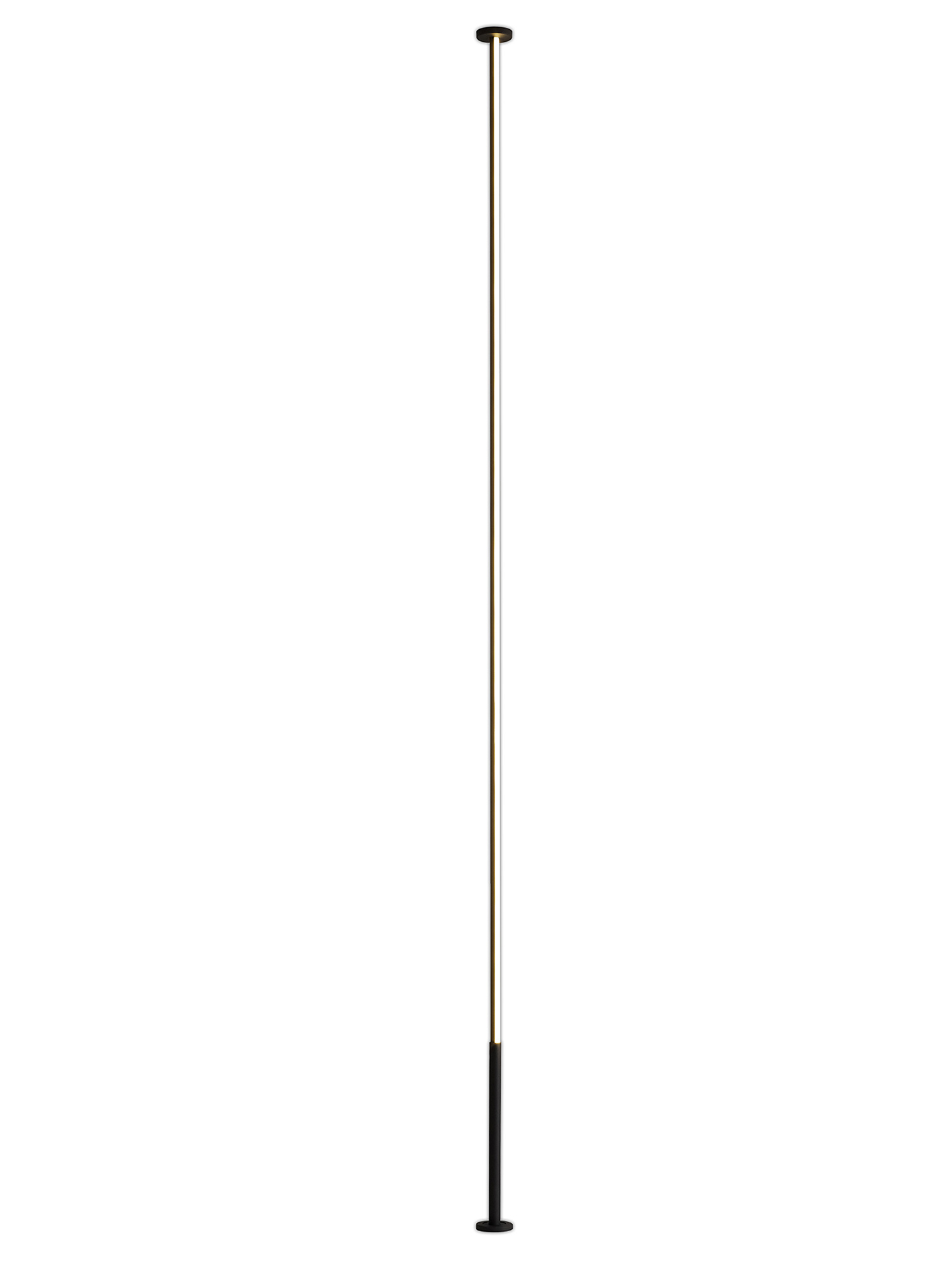 M7354  Vertical Floor Lamp 40W LED Black